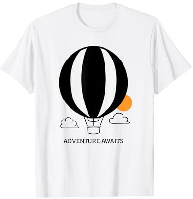 Heißluftballon Ballone Ballonfahren Fliegen Am Horizont T-Shirt