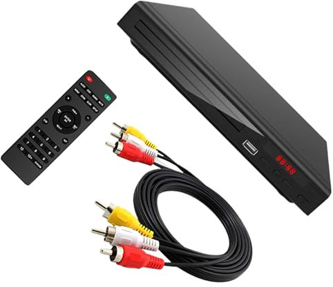 SUIOPPYUW Regionsfreie CD Player mit Doppelfunktion zum Singen für CD Player für Smart TV. Regionsfreie CD Player mit Sing Player