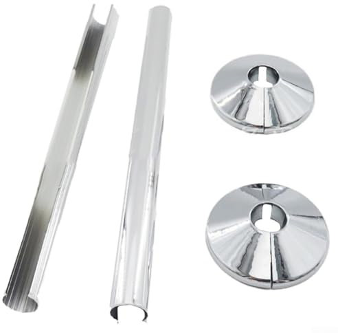 Duschrohrabdeckung, Rohrverkleidung, Wasserhahn-Eckventil, galvanisierter Kunststoff-Verkleidungsring für Wasserrohre, Gasleitungen