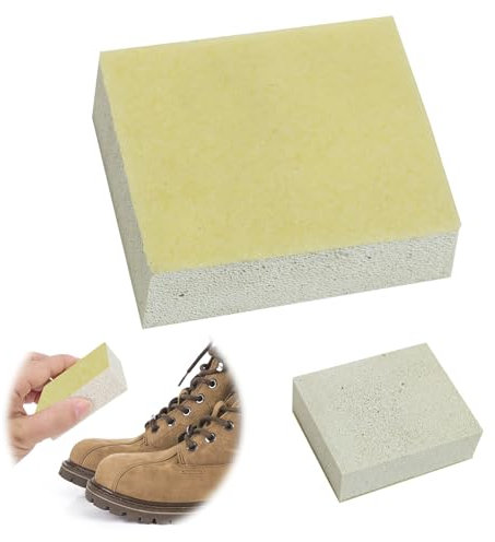 Gommes pour Chaussures en Daim Gomme Nettoyante pour Chaussures Nettoyage La Gomme à Chaussures Gomme Block Nettoyante Chaussure pour Chaussures Nettoyer Taches et Marques 60 g