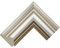 Customisable Bezel for the Samsung Frame TV (55 inch model) (Opulent Silver 92mm)
