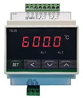 Digitales Thermostat, DIN Rail-Thermostat, intelligentes digitales Display, Temperaturregler K sogar Pt100, Heiz- und Kühlschienenen-Typ, Temperaturregelung im Innenraum