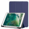 JZCZMCE Étui pour iPad Pro 12.9 Pouces 2017/2015 (2e et 1ère génération),[Porte-Crayon Intégré] Étui Protecteur avec Dos en TPU Souple, Réveil/Sommeil Automatique,Violet