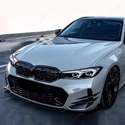 LwwGji Frontspoilerlippe für Auto für BMW G20 G21 318i 320i 330i M340i 2022-2024+, Frontspoilerlippe, Frontspoiler