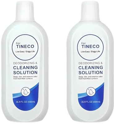 Solution Liquide De Nettoyage Des Sols 500ml |Compatible Avec Tineco Floor One S3/S5/iFloor/Breeze/S5 Combo/S7 Pro Robot Aspirateur Pièces Décontamination(2pcs)