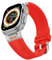 ANZOAT Correa deportiva adecuada para Apple Watch S10 46mm 49 Ultra S10 42MM 45 44 40 38mm Correa elástica de silicona adecuada para IWatch 10/9/8/7/SE/6/4/5/3(Red,For iwatch S10 46mm)