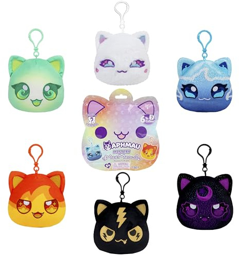 Aphmau 6” MeeMeow Mystery Plush Clip Ons – Elemental, Official Aphmau Merch,Blind Bag,1 of 6 Possible, Styles May Vary