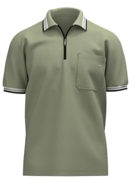 Trigema Herren Trigema Poloshirt mit Reißverschluss Poloshirt (1er Pack)