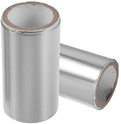 iplusmile 2 Rollen Aluminiumfolien für Gel Nagel Entferner Dünne Nagelfolien aus Tinfoil Praktisch für Schonendes Ablösen von Nagellack zu Hause und Haarbehandlungen
