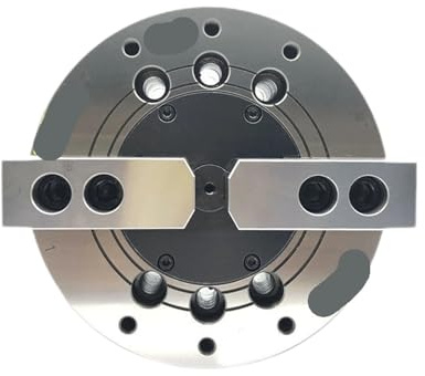 6 Zoll 168 mm Öl-Hohlhydraulikfutter, massiv, 2/3/4 Backen, großes Durchgangsloch, A5-Flansch for Drehmaschine(JNL-206)