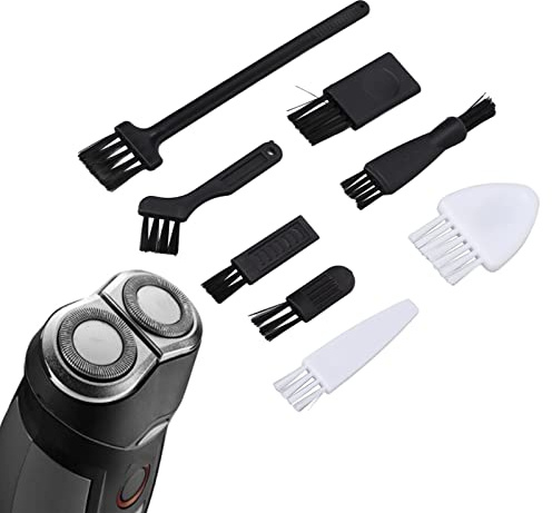 8PCS Electric Shaver Cleaning Brushes, Black Shaver Cleaner Hair Remover Razor Cleaning Brush Electric Clipper Brush Double Sided Shaver Brush for Home Appliances Computer Accessories Cleaning