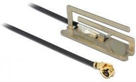 DeLOCK 86388 Typ F 1.6dBi Antenne – Antennen (1,6 dBi, IEEE 802.11 a, IEEE 802.11 ac, IEEE 802.11b, IEEE 802.11 g, IEEE 802.11h, IEEE 802.11 N, 50 Ohm, Typ F, 10 – 55 °C, 60 mm)