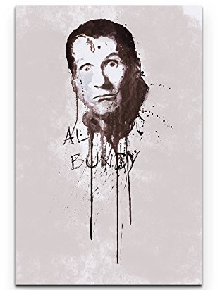 Paul Sinus Art Al Bundy 90x60cm auf Leinwand gespannt fertig zum aufhängen