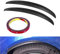 WANYIG Passaruota Universali Sopracciglia Auto Parafango 33CM Passaruota Estensione Parafanghi Auto Adesivi Fender Flares con Colla 3M (2 Pezzi)