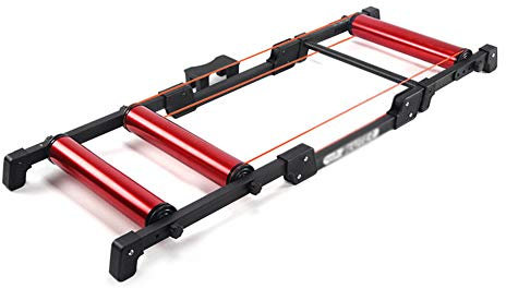 Bike Trainer Stehen Indoor Fahrradtrainer Tragbares Radfahren Fahrrad Roller Trainer mit Widerstand für MTB Straßen-Fahrrad-Übung Übung Bike Folding Roller Rahmen
