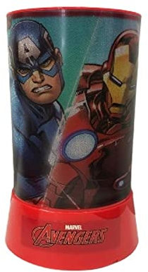 LED Projektionslampe, Avengers, Batteriebetriebene LED Projektionslampe mit superstarkem Avengers Motiv, KL83672, Kids Licensing