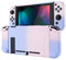 eXtremeRate PlayVital Coque pour Switch Coque Protection pour Nintendo Switch Accessoires Housse Étui,Absorption Chocs & Antirayures-Rose Violet Dégradé