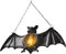 Halloween Simulation Fledermaus LED Laterne, Vintage Stil Flammenlose Harz Fledermaus Anhänger Laterne, Retro LED Fledermaus Lampe, Halloween Bat Licht Leuchtende Hanging Decoration