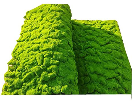 GOFQB Künstliche Moosmatte Rasenteppich Künstliche Mooswand Hohe Dichte Und Haltbarkeit für Patio Balkon Außen Innen (Color : A, Size : 1X1M)