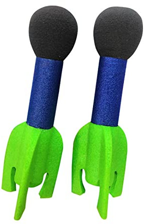 XiXiRan Unterwasserrakete Spielzeug*2pcs, Wasser Spielzeug Rakete, Tauch Spielzeug Rakete, Rakete Schwimmbad Spielzeug mit Elastisches Seil, Rakete Poolspielzeuge, Tauchspielzeug für Kinder Pool