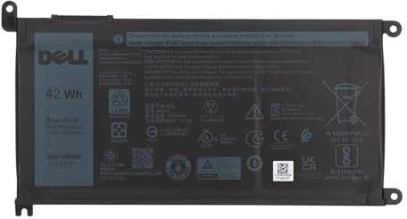 Dell Batterie Akku 42Wh 3-Zellen 3500mAh 11.4V Vostro Latitude Inspiron P75G P58F WDXOR WDX0R Y3F7Y CYMGM 3CRH3 8YPRW FW8KR FC92N
