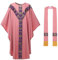 BLESSUME Priester Katholische Gewand Robe, One Size (Rosa)