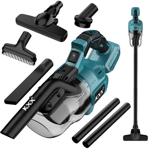 KXX Cordless Vacuum for Makita 18V Max Battery, Handheld Electric Power Vacuum Cleaner for Hardwood Floor Carpet Pet Hair Car (No Battery)
