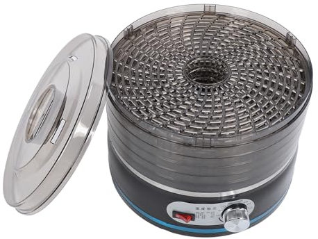 Riuulity Conception Polyvalente, Matériaux Stables, Prise Standard Européenne, Conception à 5 Niveaux, Déshydrateur Alimentaire pour Sécher Les Fruits, Les Légumes, Les Collations pour