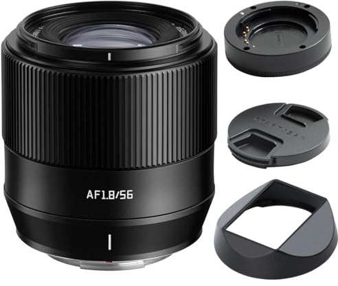 TTARTISAN Obiettivo AF 56 mm f1.8 X, obiettivo 56 mm f/1.8 autofocus APS-C per fotocamera Fujifilm X-Mount X-T5 X-T4 X-T30 II X-S10 X-T200 X-T30 X-H1 X-H2 X-T3 X-T100