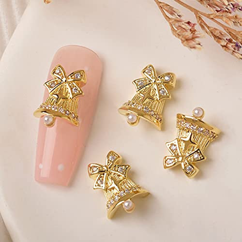 Weihnachten Nagel 3D Nail Art Dekoration Schneeflocke Rentier Weihnachtsbaum Socken Nagel Strass Metall Nagel Nieten Weihnachten Nageldekorationen für Nail Art