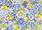 DULUDA 3 x 2,4 m blaue Fliesen, Zitronen-Hintergrund, Sommer, Obst, Babyparty, Geburtstag, Zitrone, Tapete, Dessert, Tischdecke, Fotografie, Hintergrund, italienische Fliesen, Zitrone,