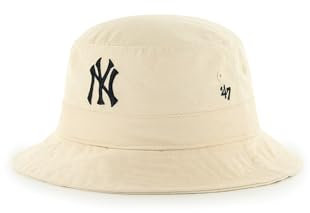 '47 Brand Bucket Hat NY Yankees B-BKT17GWF-NTD Natural, Size:L/XL