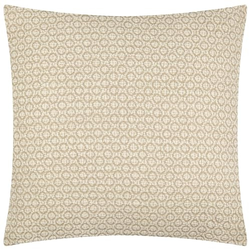 Yard Tryfan Textured Cotton Cushion Cover (Natural, 50 x 50 cm) | Textured cotton weave with a relaxed finish for natural, contemporary styling