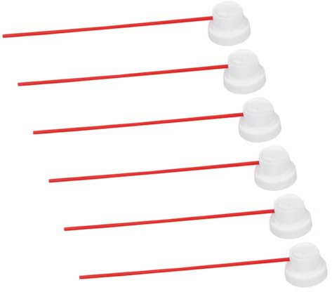 OSALADI 6 Sets Aerosol Nozzle Valve Spray Can Cleaning Valve Spray Paint Can Extension Powder Accessories Purifier Tube Painting Panel Mugs