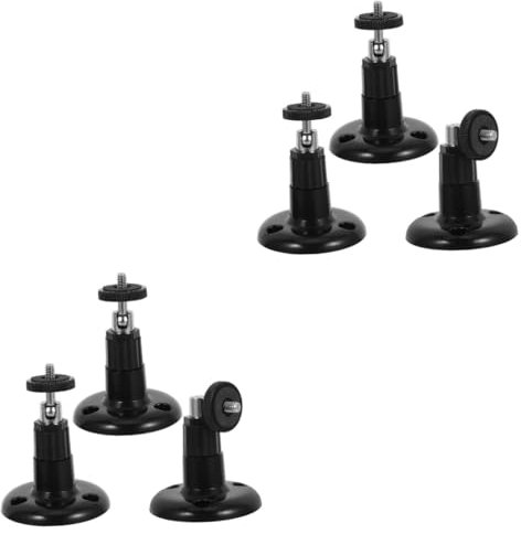 HOMSFOU 6pcs Hanging Camera Shelf Wall Mount Holder for Cameras Easy Installation Versatile Design for Home Security Any Room