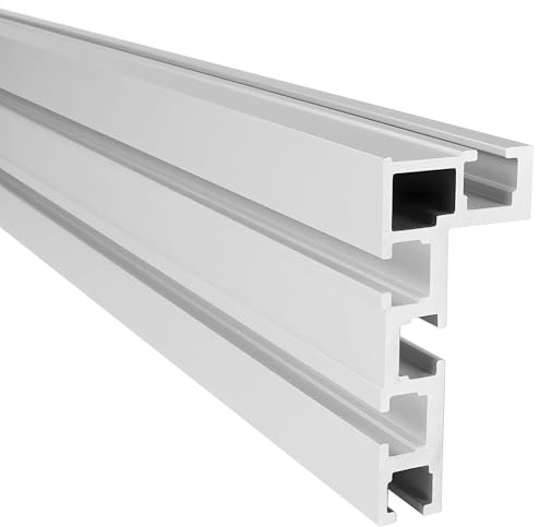 DBREAKS T Nut Schiene Gehrungsschiene 75 Typ 800MM Aluminium Profil | Aluminiumprofil 800MM, für Werkbank-Modifikation, Gehrungslehre, Zaunbefestigung, DIY Holzbearbeitung
