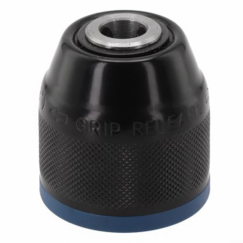 Mandrino autobloccante a cricchetto 0,8-10 mm per trapani elettrici a mano, testa mandrino in metallo 3/8-24UNF con ampio intervallo di serraggio, nero (blu)