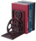 relaxdays Serre, Presse Fonte, Range-Livres décoration Vintage, pellicule, HxlxP: 16x13x10 cm, Brun, Filmrolle, 16 x 13 x 10 cm