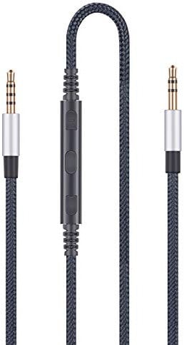 Audio-Ersatzkabel kompatibel mit B&O Play by Bang & Olufsen Beoplay H6, H7, H8, H9, H2 Kopfhörern und kompatibel mit iPhone, kompatibel mit iPod, kompatibel mit iPad
