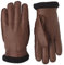 Hestra Deerskin Primaloft Rib Handschuhe Lederhandschuhe Fingerhandschuhe (9 HS - dunkelbraun)
