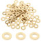 MroMax Lot de 100 rondelles d'étanchéité plates en cuivre M6 - Joint d'étanchéité métrique rond - Diamètre intérieur : 0,6 cm - Diamètre extérieur : 1,2 cm - Épaisseur : 0,2 cm