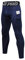 LNJLVI Kompressionshosen Herren Workout Sport-Leggings Atmungsaktiv Fitness Strumpfhosen Lange Running-Hosen(Navy,L)
