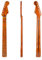 POXIAO E-Gitarrenhals 22 Bund Ahorn Gitarrenhals Griffbrett Kompatibel ST E-Gitarre