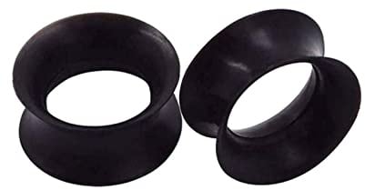 Beydodo Écarteur d Oreilles Plusieurs Tailles, Tunnel Oreille Silicone 2 Pièces Tunnels de Chair Forme de Cerceau