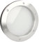 MLS Bullauge B4000, Bullauge für Türen, aus Rostfreiem Edelstahl, VSG-Sicherheitsglas, Passend für 40 mm Starke Türen, Beidseitig Sichtbare Befestigungsschrauben, 300 mm Durchmesser, Mattes Glas