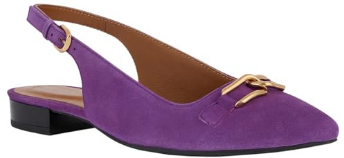 Geox D Charyssa, Balletto Piatto Donna, Viola, 39 EU