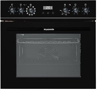 WOLKENSTEIN Einbauherdset WMOC | 100 XL-Garraum | 66 Liter | 9 Backofenfunktionen | 2-Kreis- und Bräterzone | Energieeffizienzklasse A | Heißluft-Funktion | Grill | 8400 Watt | Timer