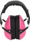 NRR 21dB Sound Proof Hearing Earmuffs, Noise Cancelling Headphones Ear Muffs for Adult Kids, Ear Defenders for Mowing Shooting Construction, Rose