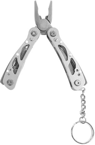 CENPEK Pinza Multiuso 10 in 1 in Acciaio Inossidabile Pinza Multiuso Mini Pinza Pieghevole con Custodia in Nylon Pinza Multiuso autobloccante Pinza Multiuso