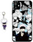 Staremeplz Hülle für iPhone 16 Anime Handyhülle [Mit Schlüsselbund] Cartoons Silikon Sanft Bumper Case Hülle für iPhone 16 - Jujutsu Kaisen 2